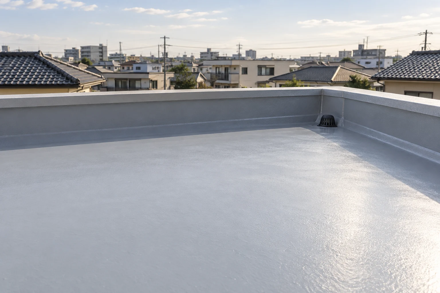 屋上の防水面の生成イメージ